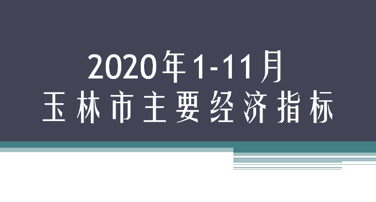 2020年1-11月玉林市主要经济指标